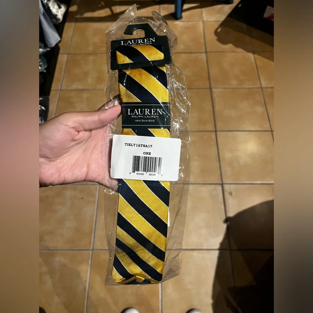 NWT Ralph Lauren Boys Silk Tie